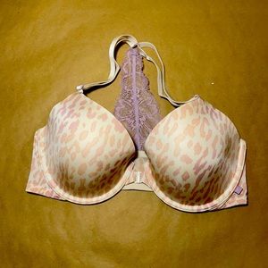 Victoria’s Secret Lightly Lined Razorback Cheetah print Bra - 34C